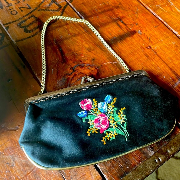 Vintage Walborg Tapestry purse with accessories - Picture 6 of 11